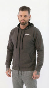Contrast Zip Hoodie