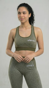 Seamless Scupt Sprots Bra